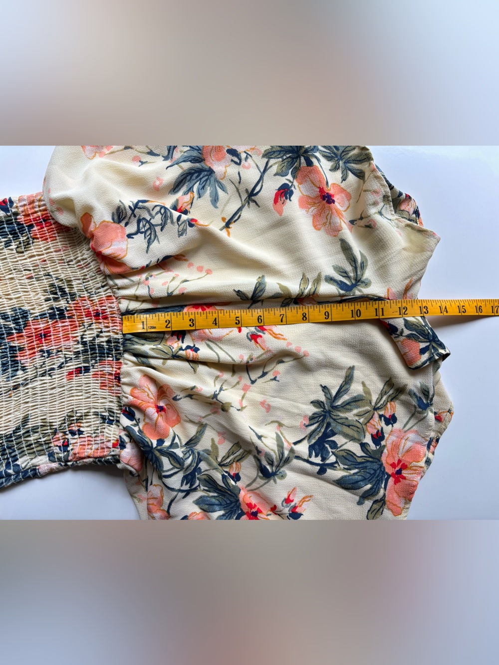 SAGE THE LABEL Yellow floral Romper Size Small - Picture 10 of 10